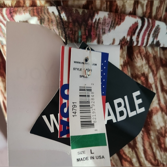 NWT R&M Richard's Dress w/ Jeweled Belt Sz L - Picture 5 of 6